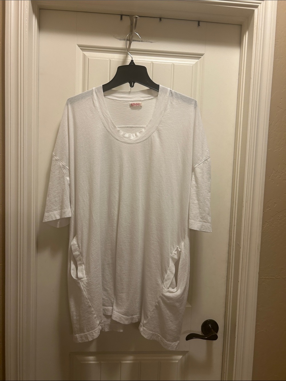 Organic John Patrick dress/tunjc Short-Sleeve with side pockets